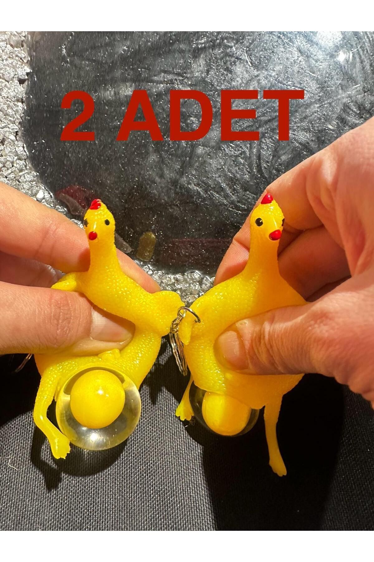 Yumurtlayan Tavuk Anahtarlık Çanta Ve Cüzdan Süsü Stres Giderici Duyusal Uyarıcı Oyuncak